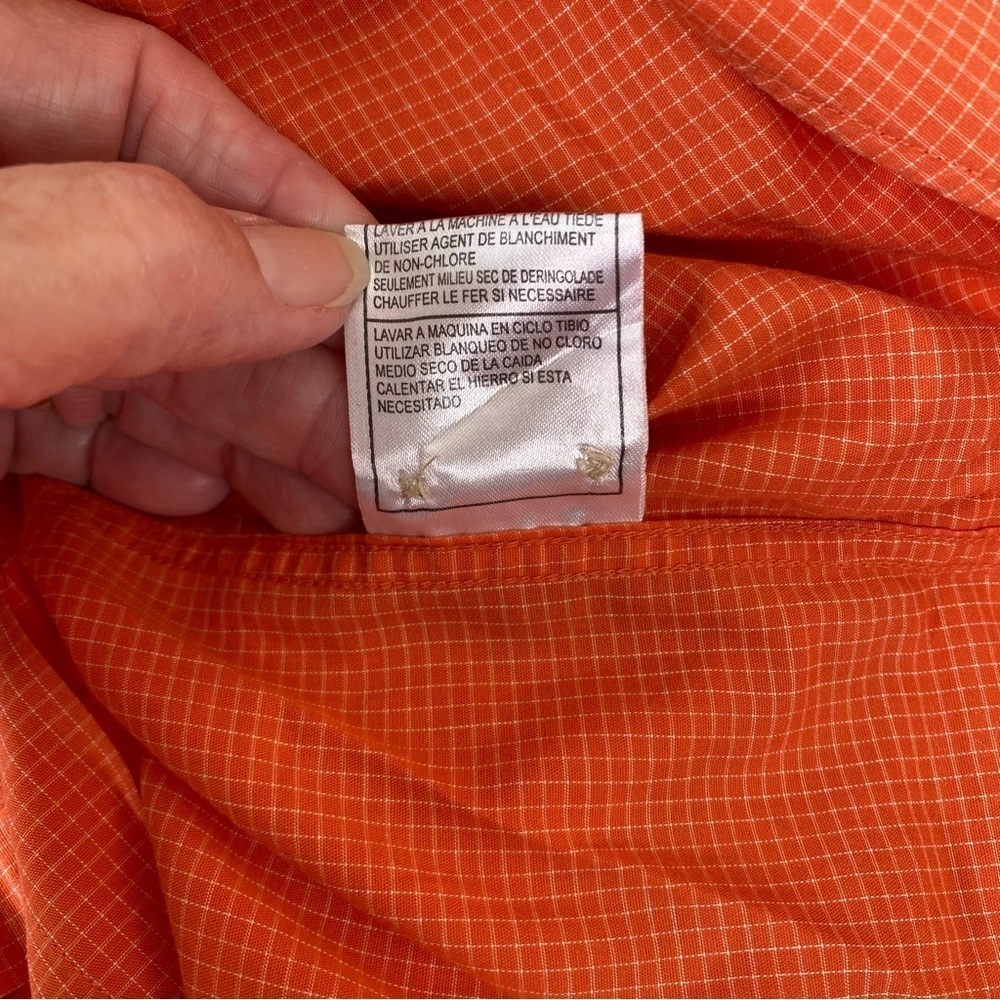 Antigua Auburn University Men's Orange Check Button-Down Shirt XL - Picture 8 of 8